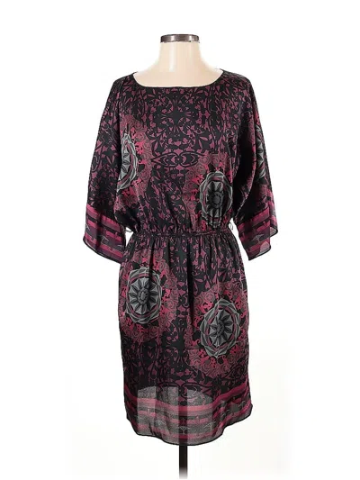 Pre-owned M.s.s.p. Casual Dress In Burgundy