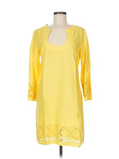 Pre-owned M.s.s.p. Casual Dress In Yellow