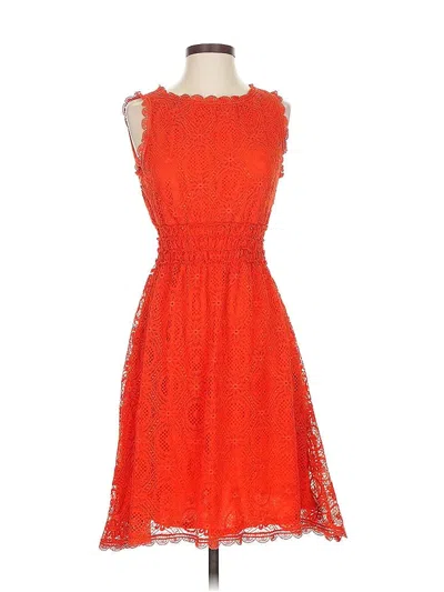 Pre-owned M.s.s.p. Cocktail Dress In Orange