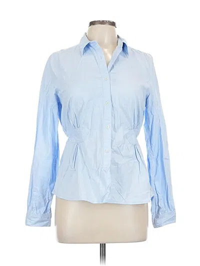Pre-owned M.s.s.p. Long Sleeve Button Down Shirt In Blue