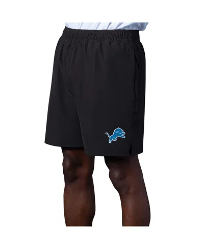Msx By Michael Strahan Men's Black Detroit Lions Tryout Performance Shorts