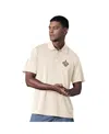 Msx By Michael Strahan Men's Cream New Orleans Saints Tournament Polo Shirt In White