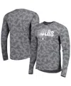 Msx By Michael Strahan Men's  Black Las Vegas Raiders Performance Camo Long Sleeve T-shirt In Black