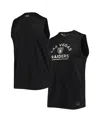 Msx By Michael Strahan Men's  Black Las Vegas Raiders Rebound Tank Top In Black