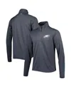 Msx By Michael Strahan Men's  Charcoal New York Jets Quarter-zip Sweatshirt In Charcoal