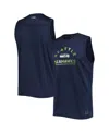 Msx By Michael Strahan Men's  College Navy Seattle Seahawks Rebound Tank Top In Navy
