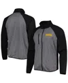Msx By Michael Strahan Men's  Gray, Black Washington Commanders Runners Raglan Full-zip Track Jacket In Gray,black