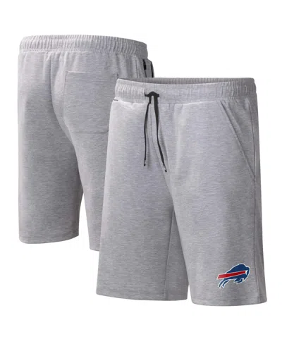 Msx By Michael Strahan Men's  Heather Gray Buffalo Bills Trainer Shorts