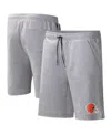 Msx By Michael Strahan Men's  Heather Gray Cleveland Browns Trainer Shorts In Heather Gray