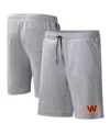 Msx By Michael Strahan Men's  Heather Gray Washington Commanders Trainer Shorts In Heather Gray