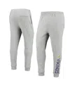 Msx By Michael Strahan Men's  Heathered Gray Minnesota Vikings Jogger Pants In Heathered Gray