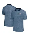 Msx By Michael Strahan Men's  Navy Colorado Avalanche Strategy Raglan Polo Shirt In Navy