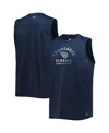 Msx By Michael Strahan Men's  Navy Tennessee Titans Rebound Tank Top In Navy