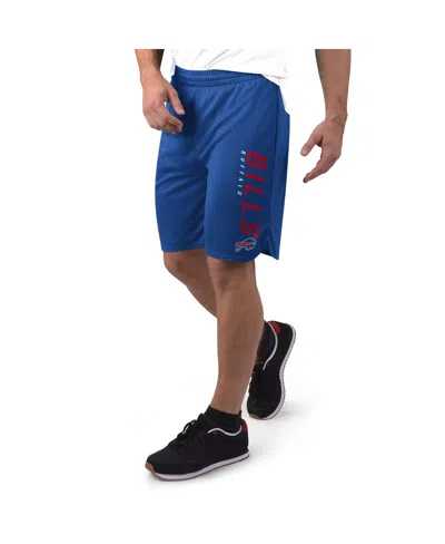 Msx By Michael Strahan Men's Royal Buffalo Bills Mesh Shorts In Blue