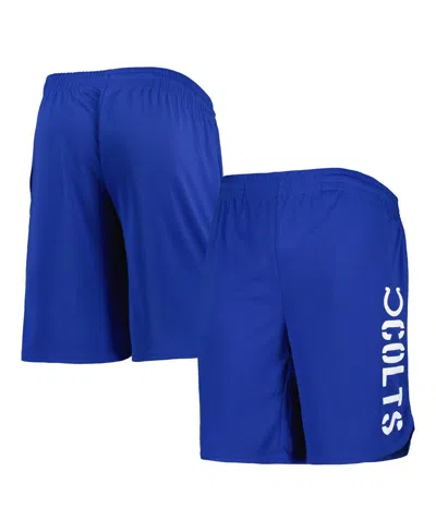 Msx By Michael Strahan Men's Royal Indianapolis Colts Team Shorts In Blue