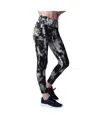 Msx By Michael Strahan Women's Black Jacksonville Jaguars Serena Tie-dye Leggings In Black