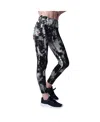 Msx By Michael Strahan Women's Black Kansas City Chiefs Serena Tie-dye Leggings In Black