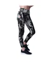 Msx By Michael Strahan Women's Black Pittsburgh Steelers Serena Tie-dye Leggings In Black
