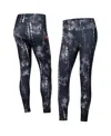 Msx By Michael Strahan Women's Black Tampa Bay Buccaneers Serena Tie-dye Leggings In Black