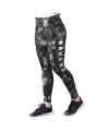 Msx By Michael Strahan Women's  Black Baltimore Ravens Aubrey Tie-dye Leggings In Black