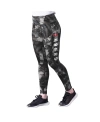 MSX BY MICHAEL STRAHAN WOMEN'S MSX BY MICHAEL STRAHAN BLACK SAN FRANCISCO 49ERS AUBREY TIE-DYE LEGGINGS