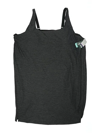 Pre-owned Mta Sport Swimsuit Top Gray Swimwear