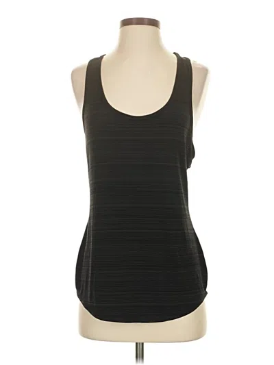 Pre-owned Mta Sport Tank Top Black Strapless Neckline Tops
