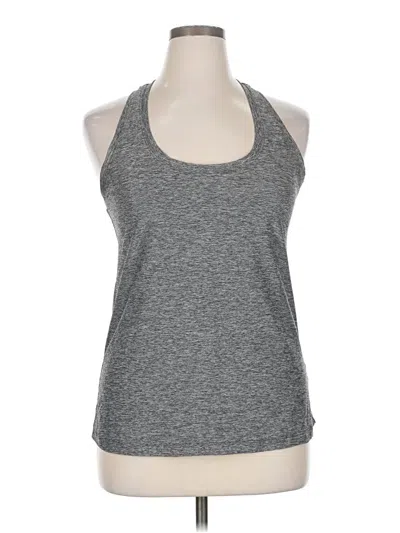 Pre-owned Mta Sport Tank Top Gray Halter Neckline Tops