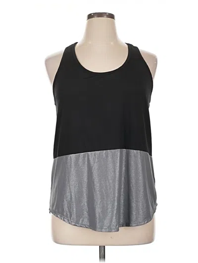 Pre-owned Mta Sport Tank Top Gray Halter Neckline Tops