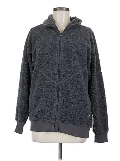 Pre-owned Mta Sport Zip Up Hoodie In Gray