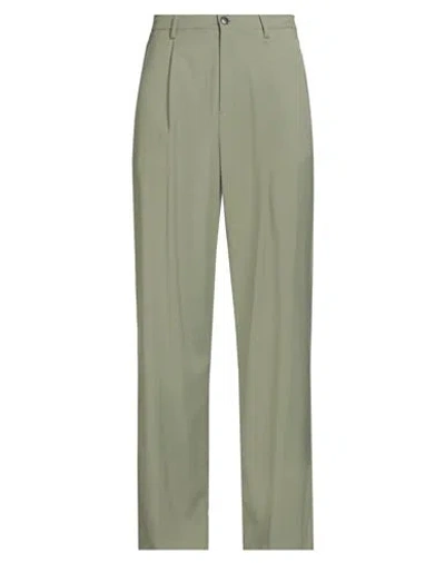 Mtlstudio Matteolamandini Man Pants Sage Green Size M Polyester, Wool, Elastane