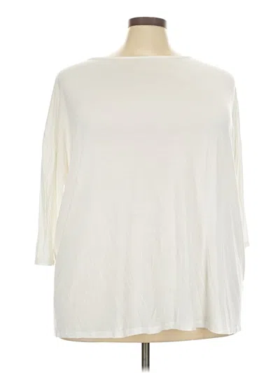 Pre-owned Mts 3/4 Sleeve T-shirt In Ivory