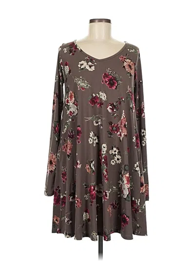 Pre-owned Mts Casual Dress In Brown