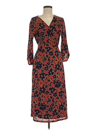 Pre-owned Mts Casual Dress In Brown