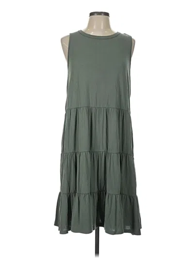 Pre-owned Mts Casual Dress In Green
