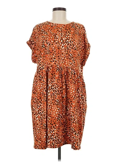 Pre-owned Mts Casual Dress In Orange