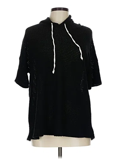 Pre-owned Mts Poncho In Black