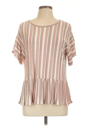 Pre-owned Mts Short Sleeve T-shirt In Tan