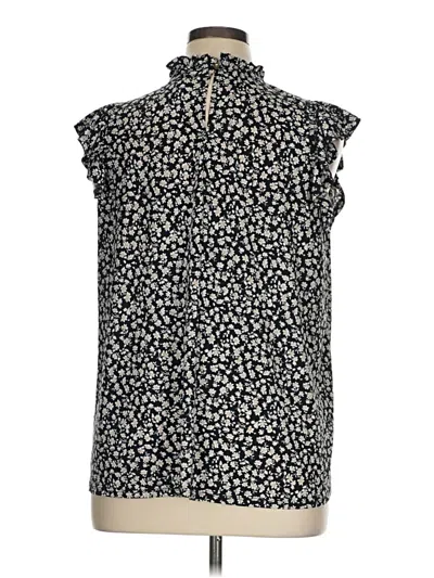 Pre-owned Mts Sleeveless Blouse In Black