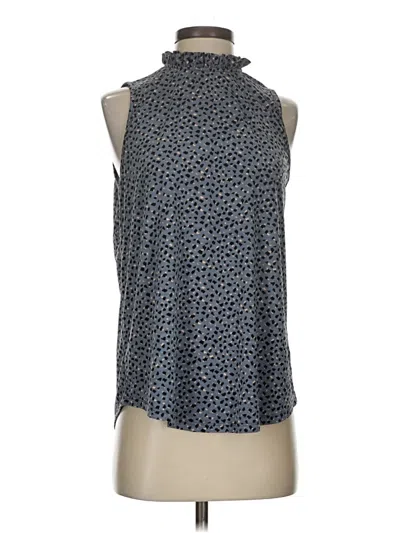 Pre-owned Mts Sleeveless Blouse In Blue
