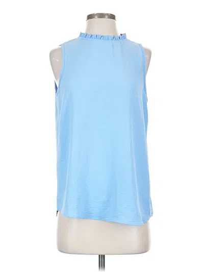 Pre-owned Mts Sleeveless Blouse In Blue