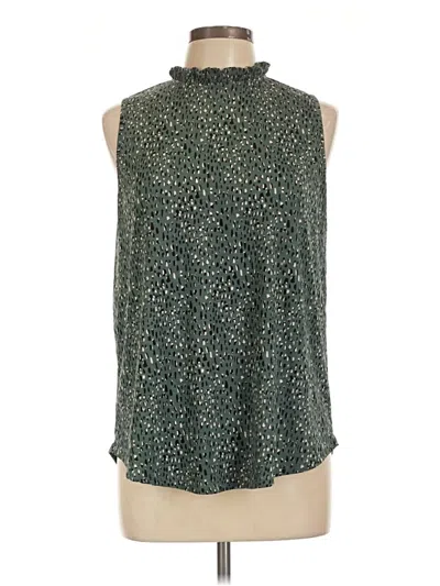 Pre-owned Mts Sleeveless Blouse In Green