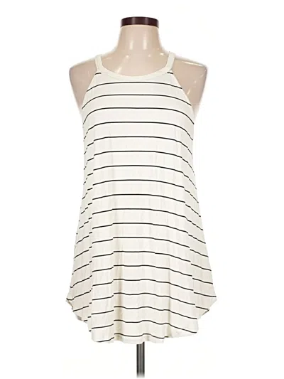 Pre-owned Mts Sleeveless Top Ivory Halter Neckline Tops