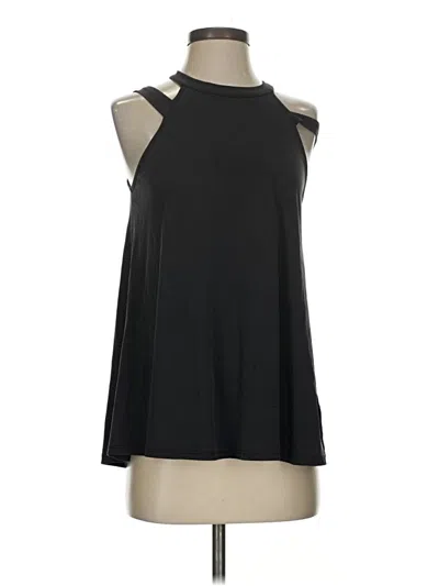 Pre-owned Mts Tank Top Black Halter Neckline Tops