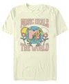 Mtv Men's Music Heals Short Sleeve T-shirt In Natural