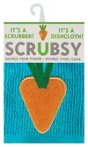 Mu Kitchen Scrubsy Dish Cloth And Scrubber, Carrot, Set Of 3 In Multi