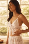 Mucci Carolina Lace Cami In Neutral