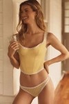Mucci Ilaria Corset Top In Yellow