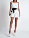 Muche & Muchette Charlie Sequins Ruffle Skirt In White In White