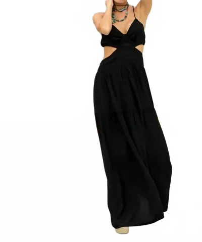 Muche & Muchette Marcella Cut Out Dress In Black